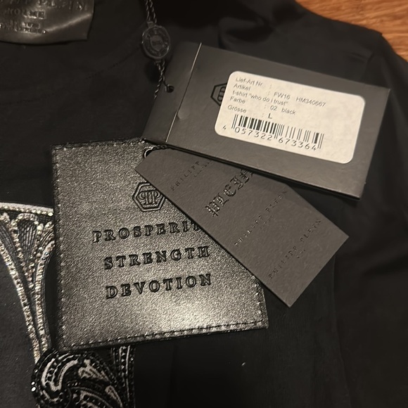 Philipp Plein T-shirt "who Do I Trust" Scarface licensed. - Picture 6 of 7